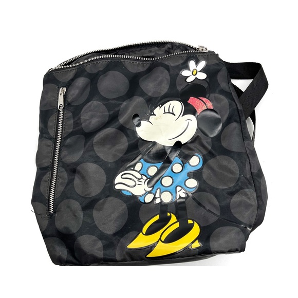 Disney Parks Minnie Timeless Backpack with Vinyl Applique and Polka Dots Pattern - Picture 1 of 5